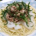 Lycheesoda's cooksnap of when they made 大根とツナのスパ♪.