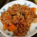 いまこ's cooksnap of when they made 根菜のとろ～り鶏ひき肉あんかけ.