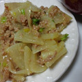 ヤスコ♪'s cooksnap of when they made ☆大根と豚挽き肉のカレー炒め☆.