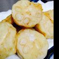 きなこ0711's cooksnap of when they made おつまみにも！すり身のレンコンはさみ揚げ.