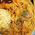 ☆めぇ☆ﾐ's cooksnap of when they made 焼そば麺ＤＥナポリタン.