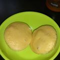 そらおのえくぼ's cooksnap of when they made 離乳食☆手づかみふわふわ蒸しパン.