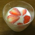 紫陽子's cooksnap of when they made Ｃａ吸収率アップ！ミルクゼリー❤いちご編.