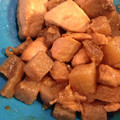 にしだぁ's cooksnap of when they made こんにゃくと大根と鶏肉の炒め物.