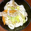 kyoko8759's cooksnap of when they made 夜食◎昆布だし 焼きうどん.
