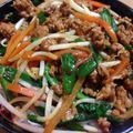 karinrin☆'s cooksnap of when they made ランチに♪ひき肉とニラもやしのみそ炒め丼.