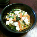 コロピロ's cooksnap of when they made 小松菜と豆腐の炒り煮.