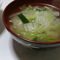 マリンタイム's cooksnap of when they made シュウマイと白菜の中華風スープ.
