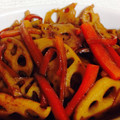 pinkduffy's cooksnap of when they made 蓮根と人参のきんぴら.