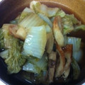 真愛ママ's cooksnap of when they made 白菜とちくわの卵とじ.