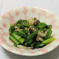 umemodoki's cooksnap of when they made 小松菜としめじの炒めもの.