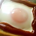 ✿りんご's cooksnap of when they made ケチャップ好きのためのエッグトースト☆.