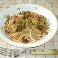 ちー（・＿・）'s cooksnap of when they made 舞茸とベーコンの和風パスタ.