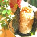 ニコニコまっきー's cooksnap of when they made 簡単！天むす風おにぎり.