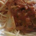 やまのてマダム's cooksnap of when they made 簡単☆ツナとキャベツのトマトクリームスパ.