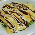 くろ◆ねこ's cooksnap of when they made キャベツ消費のなんちゃって とん平焼き.