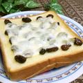 ましゅまろcocoa's cooksnap of when they made レーズンチーズトースト.