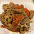 KKかぁちゃん's cooksnap of when they made ♥蓮根と豚小間と人参の甘辛炒め♥.