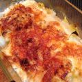 ボンユーマ's cooksnap of when they made 葱と白菜とウインナーのコンソメ味グラタン.