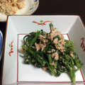 いるかくゆら's cooksnap of when they made 春菊とツナの梅マヨ和え♡.