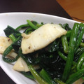 LOVEとりこ's cooksnap of when they made 【簡単】烏賊とほうれん草の中華風生姜炒め.