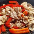 ひんべえ's cooksnap of when they made 豚肉とパプリカのプルコギ オイスター炒め.