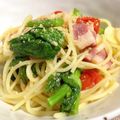えみたんばあば's cooksnap of when they made 菜の花とプチトマトのパスタ.