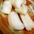 ちゃきんぐ's cooksnap of when they made 大根の酢漬け**パリパリおいしい♪.