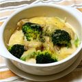 もり公's cooksnap of when they made 鶏もも肉のとろ～り長いも明太子チーズ焼き.
