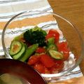 もり公's cooksnap of when they made トマトとブロッコリーのおかかあえ.