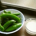 Satoco❋'s cooksnap of when they made スナップえんどうのレモンマヨネーズ　.