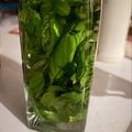 ゆせりた18's cooksnap of when they made レモンバームバジル大葉のハーブ水.
