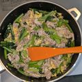 yama_miu's cooksnap of when they made タレが絡む☆豚肉と卵、小松菜の炒めもの.