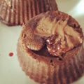 のらり0616's cooksnap of when they made レンジで　フォンダンショコラ風蒸しパン.