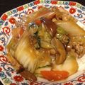 中華街's cooksnap of when they made 白菜と豚肉のあんかけごはん　.
