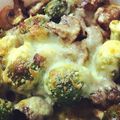 ARAMMIG's cooksnap of when they made 芽キャベツときのこのチーズ焼き.