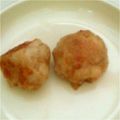 c_couleur's cooksnap of when they made ☺鶏肉とはんぺんのふわふわ団子☺.
