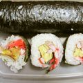 章雄りん's cooksnap of when they made 恵方巻きにもっ☆王道太巻き☆サラダ巻き♪.