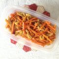 eigh's cooksnap of when they made ☆お弁当に☆油揚げとにんじんのきんぴら.