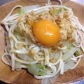 さぁロック。's cooksnap of when they made 冷凍うどんで✿白菜入りぶっかけ(温).