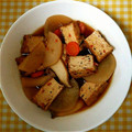 Yまゆ's cooksnap of when they made 大根と厚揚げの簡単煮物.