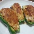 升田さん's cooksnap of when they made ■糖質制限おからピーマン肉詰め簡単お弁当.