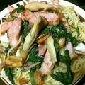 恋羽mama's cooksnap of when they made 5分でできる☆ベーコン焼きそば.