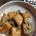 わすれぽ's cooksnap of when they made 鶏むね肉とれんこんの甘辛炒め.