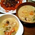 ayayuito's cooksnap of when they made ホタテと冬野菜の味噌チャウダー.