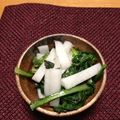 かめろん0804's cooksnap of when they made 簡単一品☆大根と春菊のやみつき和え.