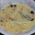 JunpJump's cooksnap of when they made コロコロ野菜の　みそ豆乳スープ.
