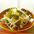 ちょこ０１７'s cooksnap of when they made 節約◎もやしとわかめの中華風ごま和え.