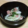 たぴねこ's cooksnap of when they made デパチカで食べたハムマリネがお家で・・・.