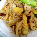 yuming0627's cooksnap of when they made さつまいもと豚肉の生姜焼き.